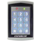 SECO-LARM - SK-1323-SPQ - Sealed-Housing Outdoor Stand-Alone Keypad with Built-In Proximity Reader (125kHz). Weatherproof (IP65), backlit keys, 1,010 user codes, 2~6 digit code length, two relay outputs (Form C NO/NC/COM), two egress inputs, one door
