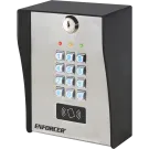 SECO-LARM - SK-3133-PPQ - Heavy Duty Outdoor Keypad with Proximity Reader. Rugged, stainless-steel construction for outdoor use. Individual keys are backlit. Each code can be 4~8 digits. 12~24 VDC/VAC.