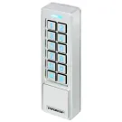 SECO-LARM - SK-B241-PQ - Mullion Surface Mount Bluetooth Keypad with Reader, metal housing, weatherproof and one relay output.