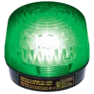 SECO-LARM - SL-126Q/G - 6~12 VDC (2-wire connection) Strobe Light. “U”-Type Xenon tube. 100,000 Candlepower, over 90 flashes/min, 180mA current draw at 12VDC. UL listed. Green lens.