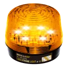 SECO-LARM - SL-1301-EAQ/A - 6~12 VDC LED Strobe Light. Incorporates 12 LEDs. 50,000-Hour operating life. Flash only. Indoor/outdoor use. Amber lens.