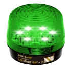 SECO-LARM - SL-1301-EAQ/G - 6~12 VDC LED Strobe Light. Incorporates 12 LEDs. 50,000-Hour operating life. Flash only. Indoor/outdoor use. Green lens.