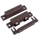 SECO-LARM - SM-200Q/BR - Surface-Mount Closed Loop Magnetic Contact with screw terminals and cover, brown. ¾" Gap. UL listed. Sold in multiples of 10 (price is for 1 pc).