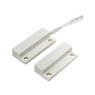 SECO-LARM - SM-205Q/W - Miniature Surface-Mount Magnetic Contact - White, 3/4″ (19mm) Gap, Closed loop, UL Listed