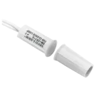 SECO-LARM - SM-207-5Q/W - ⅜" Diameter Press-Fit Mount Closed Loop Magnetic Contact with stubby switch and stubby magnet. ⅜" Gap. White. Sold in multiples of 10 (price is for 1 pc).