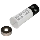 SECO-LARM - SM-4103-TQ/W - ⅜" Rare-Earth, Stubby Press-Fit Mount Closed Loop Magnetic Contact with quick-connect terminal block. 1/2" Gap. White. Sold in multiples of 10 (price is for 1 pc).