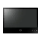 Hanwha - SMT-1031PV - 10.1" AI Enabled IP Public View Monitor (AI PVM), Black Color ,1080p (1024x600 @60Hz), HDMI, Ethernet, 16:9 Aspect Ratio, Built-in Speaker (1W x 2), VESA mountable (75 x 75mm), AI Face & Object Detection Display for Visual Deter