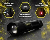 Jonard Tools - SOL-F1 - Solis™ Rechargeable Tactical Flashlight