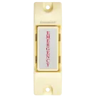SECO-LARM - SS-075CQ - "EMERGENCY" Button. NO/NC Momentary Contact. Contact rated 0.5A@12VDC.Sold in multiples of 10 (price is for 1 pc).