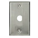 SECO-LARM - SS-299Q - Single-Gang Plate with 3/4" D-hole. Minimum order quantity of 10 pieces (price is for 1 pc).