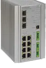 Hanwha - SWT-G11MGHP - 11 Port Hardened Managed Gigbit Ethernet Switch with 60W PoE