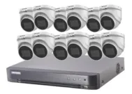 HIKVISION - T7216U4TA12 - 16-ch5MP TurboKit, 12cam+4TB