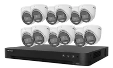 HIKVISION - T7216U4TA12C - 16-ch 5MP 12 Cam ColorVu Turbo Kit