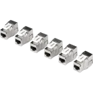 TRENDNET - TC-K06C6A - 6 Pack Cat6a RJ-45 Shielded Keystone Jack