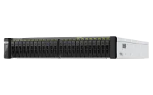 QNAP - TDS-h2489FU-4314-256G-US - QNAP 24-Bay 2U all-flash NAS, NVMe Gen 4 x4, Dual Intel Xeon Silver 4314Y processor (up to 3.4 GHz), 256GB RDIMM ECCC DDR4 RAM, 4 x 2.5GbE LAN, 2 x 25GbE SFP28 SmartNIC port, 2 x PCIe expansion slot