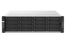 QNAP - TEC-2N16-770W - GM-1000 enclosure: 3U rackmount, 16 x 3.5-inch SATA drive bays, 2 x 770W power supplies
