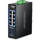 TRENDNET - TI-G5091 - 9-Port Industrial 2.5G DIN-Rail Switch with 10G SFP+ Port