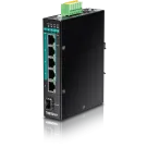 TRENDNET - TI-PG541i - 6-port hardened Industrial Gigabit PoE+ Layer 2 Managed DIN-Rail Switch
