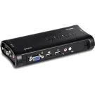 Trendnet - TK-409K - 4-port USB KVM Switch Kit w/Audio (Include 4 x KVM Cables)