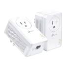 TP-Link - TL-PA7017P KIT - AV1000 Gigabit Passthrough Powerline Starter Kit