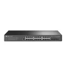 TP-Link - TL-SG3428XMP - JETSTEAM 24-PORT GBT & 4-PORT PERP 10GE SFP+ L2+ MNG SW W/24-PORT POE+
