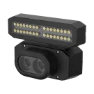 Hanwha - TNS-9050IBC - Wisenet T network BCR (Barcode Reader Camera) for Barcode Reading and Video Monitoring. Mono: 4K, Color: 4K.  Max 20fps @ 4K MONO/COLOR each. 25mm machine vision lens.  Removable and replaceable LED module (32 LEDs module is de