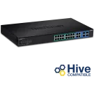 TRENDNET - TPE-1620WS - 20-Port Gigabit Web Web Smart PoE+ Switch