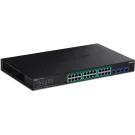 TRENDNET - TPE-30284 - 28-Port Gigabit Web Smart PoE+ Switch with 10G SFP+ slots