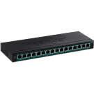 Trendnet - TPE-TG160H - 16-Port Gigabit PoE+ Switch (123W)