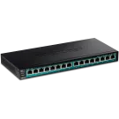 Trendnet - TPE-TG161H - 16-Port Gigabit PoE+ Switch (123W)