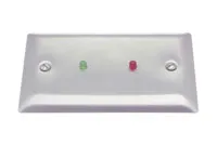 ETS - TLP-SS - Two LED Traffic Light on Stainless steel single gang plate