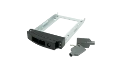 QNAP - TRAY-25-BLK02 - 2.5" SSD Tray with key lock and two keys, black and metal