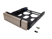 QNAP - TRAY-35-NK-GLD01 - Gold HDD Tray v1 for 3.5" and 2.5" drives without key lock, black, plastic with 6 x screws for 2.5" HDD, tooless 
