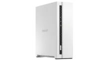 QNAP - TS-133-US - QNAP Tower NAS 1 bay ARM Cortex-A55 4C, 1 x SATA 6Gb/s 3.5"/2.5", 2GB DDR4 RAM on-board, 1 x GbE