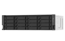 QNAP - TS-1673AU-RP-16G-US - QNAP 3U 16-Bay NAS/iSCSI IP-SAN. AMD Ryzen V1500B Quad-core 2.2GHz, 16GB RAM, 2x2.5GbE LAN, Redundant PSU, Optional 10GbE & M.2 NVMe via PCIe expansion