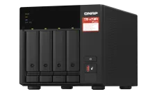QNAP - TS-473A-8G-US - QNAP Desktop 4-bay NAS/iSCSI IP-SAN, AMD Ryzen V1000 series V1500B 4C/8T 2.2 GHz, 8GB RAM, two 2.5GbE, 10G-ready