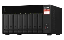QNAP - TS-873A-8G-US - QNAP Desktop 8-bay NAS/iSCSI IP-SAN, AMD Ryzen V1000 series V1500B 4C/8T 2.2 GHz, 8GB RAM, two 2.5GbE, 10G-ready