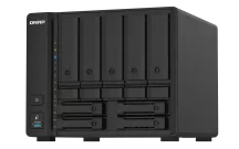 QNAP - TS-932PX-4G-US - QNAP TS-932PX 5 (+4) Bay 64-bit NAS with Hardware Encryption, Quad Core 1.7GHz, 4GB RAM, 2 x 10GbE(SFP+) LAN ,2 x 2.5GbE (2.5G/1G) LAN