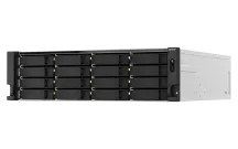 QNAP - TS-h2287XU-RP-E2336-32G-US - QNAP 22-Bay 3U rackmount NAS, Intel Xeon E-2336 6C/12T 2.9 GHz processor (boost up to 4.8 GHz), 32 GB ECC DDR4, 16 x 2.5"/3.5" SATA 6Gbps HDD/SSD + 6 x 2.5" SATA 6Gbps, 10GBASE-T, 2.5GbE RJ45, USB 3.2 Gen2, PCIe Gen4 