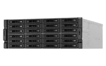 QNAP - TS-h3087XU-RP-E2378-64G-US - QNAP 30-Bay 4U rackmount NAS, Intel Xeon E-2378 8C/16T 2.6 GHz processor (boost up to 4.8 GHz), 64 GB ECC DDR4, 24 x 2.5"/3.5" SATA 6Gbps HDD/SSD + 6 x 2.5" SATA 6Gbps, 10GBASE-T, 2.5GbE RJ45, USB 3.2 Gen2, PCIe Gen4