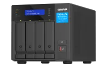 QNAP - TVS-h474-PT-8G-US - QNAP Ultra-High Speed 4 Bay NAS. Intel Pentium Gold G7400 2C Processor , 8GB RAM DDR4 RAM