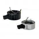 Videotec - UEBP4FA - Parapet bracket with quick connectors RJ45 (Ethernet and PoE) + 4 poles with screw terminal (power supply and I/O) for ULISSE EVO, black colour (RAL9005)