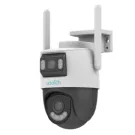 Uniview - Uho-P2S-M33F34 - 3+3MP Outdoor Dual-lens Wifi PT camera, 4.0mm fixed lens, 10m IR, 5m WL, Mic&Speaker, SD card slot, human/Vehicle/Pet detection
