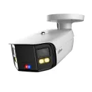 Dahua - N83BP83 - 2 x 4MP TiOC Enhanced Night Color, IP Bullet, 180º Stitched Image, White-light LEDs, Flashing Red and Blue Lights