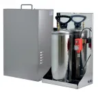 VideoTec - WASEX2T4GOR - Water tank 10l with integrated pump controlled by electrovalve certified EAC Ex, with delivery pipe 20m (66ft) (max delivery head 30m (98ft) with optional pipe), IN 24Vac/dc