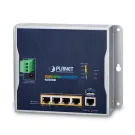 Planet - WGR-500-4P - IP30 Industrial Wall-mount Gigabit Router with 4-Port 802.3at PoE+(120W )