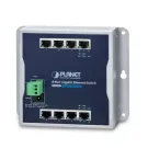 PLANET - WGS-803 - IP30 8-Port Gigabit Wall-mount Switch (-10 to 60 C), dual redundant power input on 12-48VDC terminal block and power jack