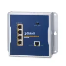 PLANET - WGS-E304PT - IP30 Industrial 1-Port 95W 802.3bt PoE++ to 4-Port 802.3at PoE+ Wall-mounted Extender