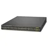 Planet - WGSW-48040HP - L2+ 48-Port 10/100/1000T 802.3at POE+ plus 4 shared 100/1000Mbps SFP Managed Switches with Hardware Layer3 IPv4/IPv6 Static Routing (600Watts)