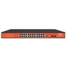 Wi-Tek - WI-PMS326GF - 24GE+2SFP Full Giga 802.3af/at Managed PoE Switch with 24Port PoE